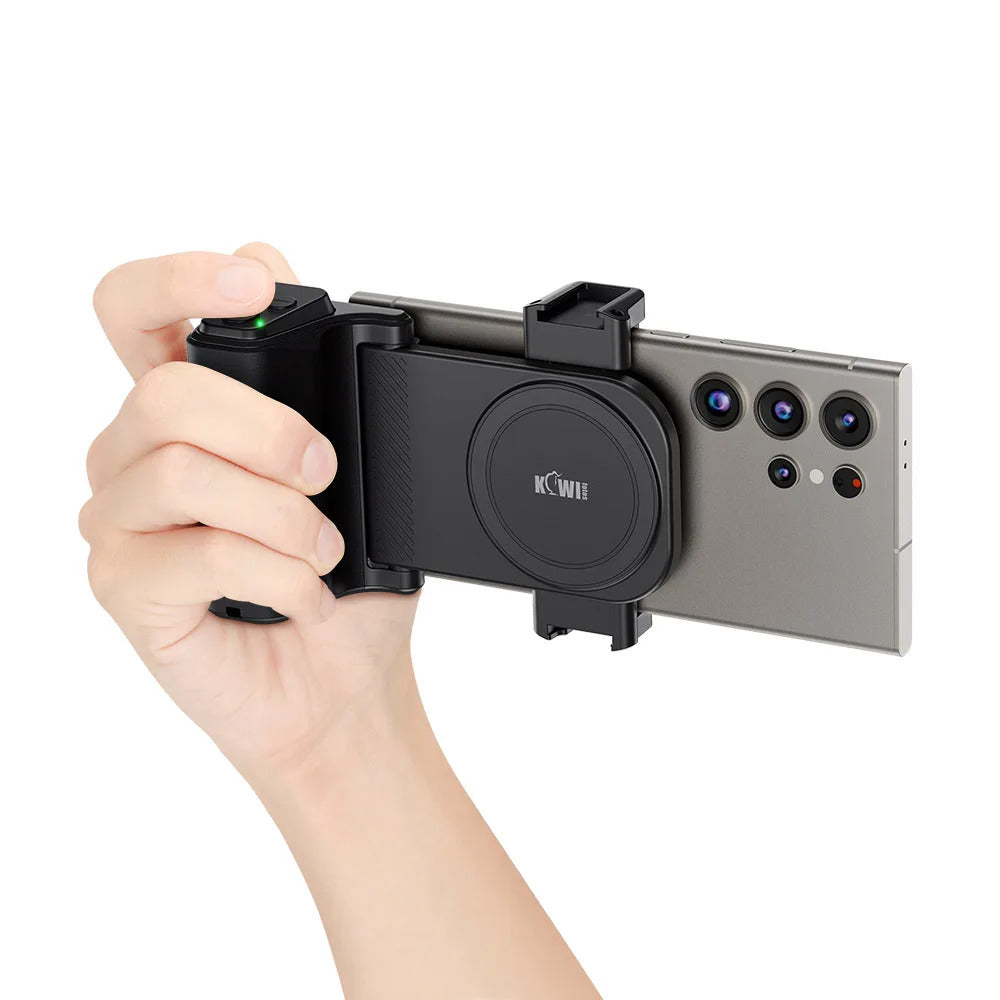 Magnetic Phone Camera Grip Handle with Zoom Funtion For Android Smartphone Magsafe Camera Handle Bluetooth Bracket for iPhone 16