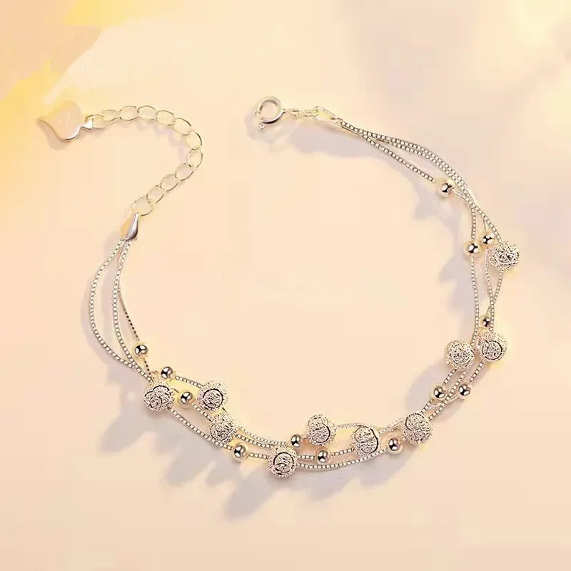 925 Sterling Silver Bracelet Woman Vintage Luxury Original Jewelry Accessories Fashion Designer Party Wedding Jewelry Gifts 2024