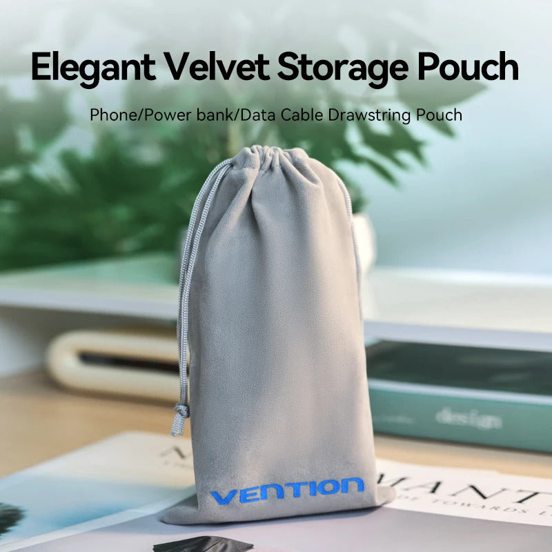Vention Power Bank Case for iPhone 16 15 14 Xiaomi Earphone Waterproof Phone Pouch Powerbank Storage Bag Mobile Phone Accessorie