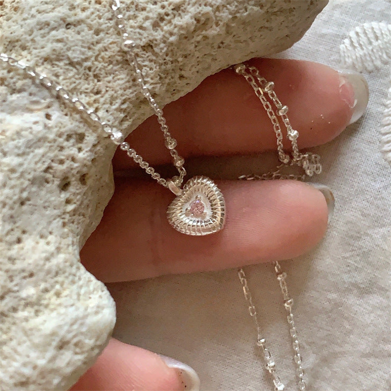 Liluo New S925 Sterling Silver Pearl Necklace Accessories for Women, Non-Fading, High-End Feel, Versatile Spring and Summer Clavicle Chain Wholesale