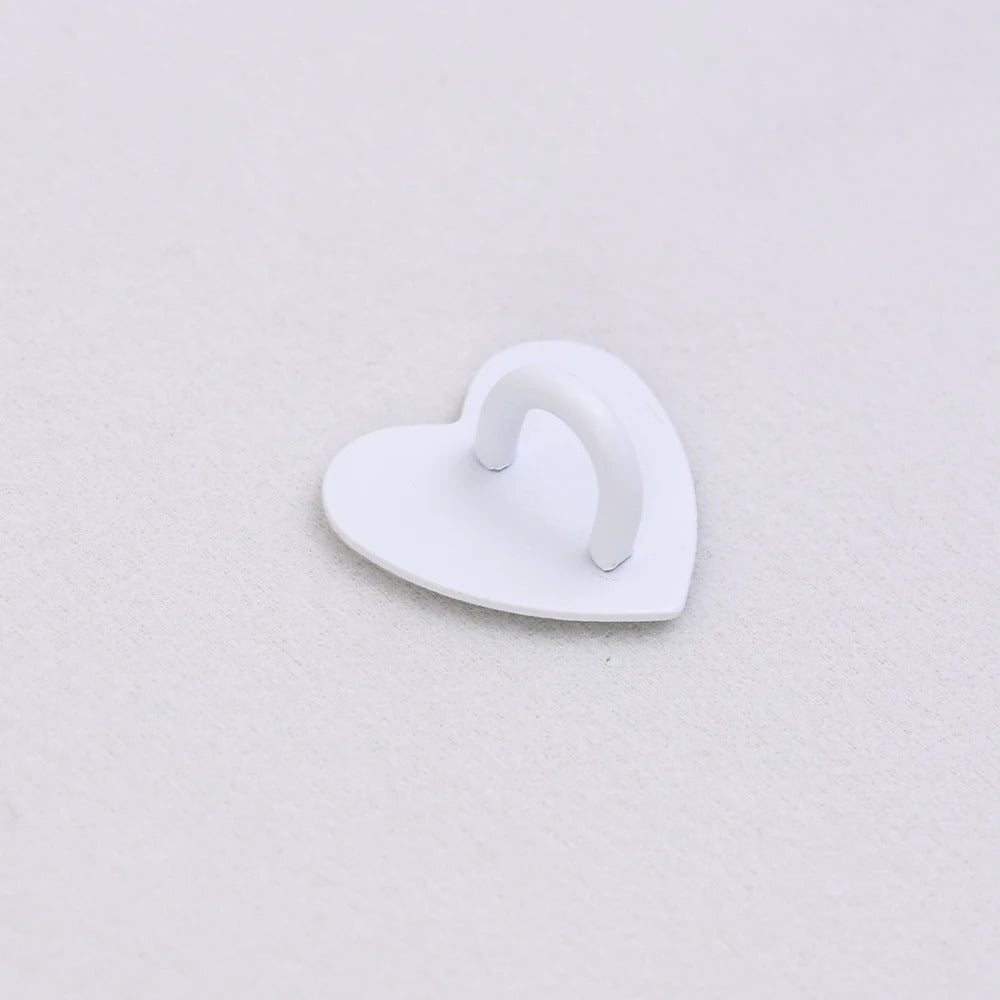 Kawaii Adhesive Metal Heart Phone Charm Holder Mobile Phone Case Finger Ring Stand Hook Buckle Clasp Bear Keychain Pearl pendant