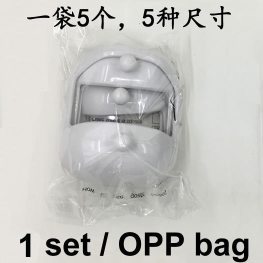 Cross-Border One Piece Dropshipping Beard Modeling Template 5-Piece Beard Modeling Template 5PCs Beard Guide 6