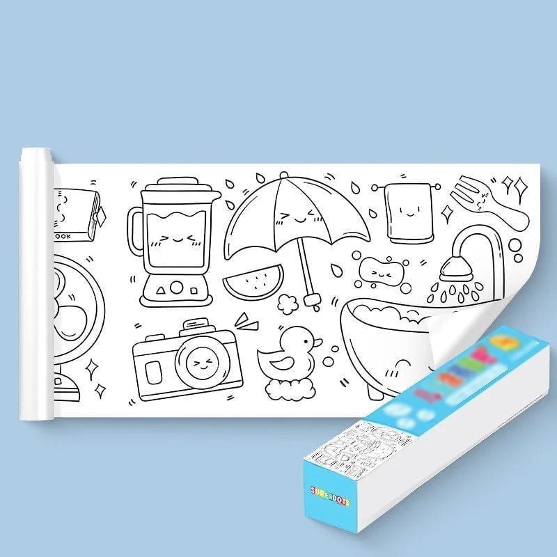 LittleDreamer Coloring Art Roll