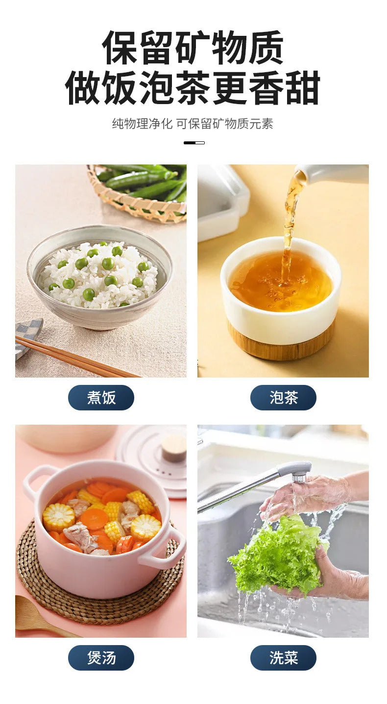 Reusable PVDF Water Filter System, High Flow, Commercial, Home, Kitchen Drink, Straight UF Filters, Lasts Exceed 5 Years, 1000L