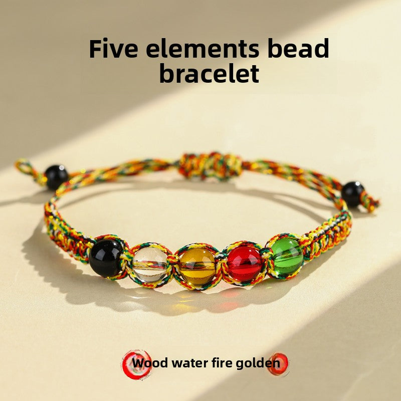 Colorful Rope Red Rope Bracelet Finished Dragon Boat Festival Thousand Threads Rope Colorful Thread