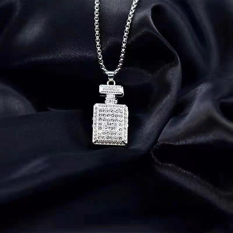 Trendy Fashion Children's Necklace for Girls, Personalized Couple Pendant for Boys, Hip-Hop Versatile Street Dance Show Accessories Wholesale