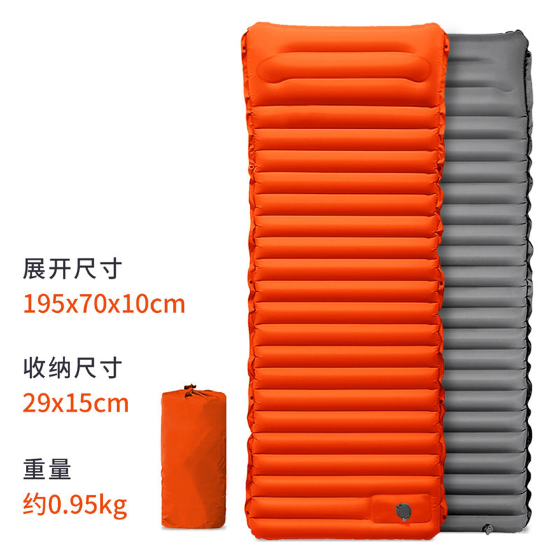 Thickened Outdoor Foldable Portable Tent Nap Mat Ground Mat Moisture-proof Mat Single Double Egg Nest Mat Inflatable Mat