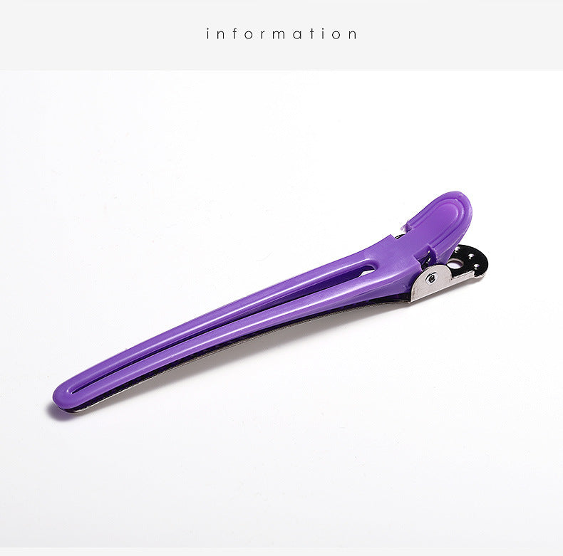 Hair Salon Haircut Hairdressing Clips Perm Dyeing Plastic Makeup No Trace Clips Bangs Positioning Sectioning Clips Duckbill Clips Large