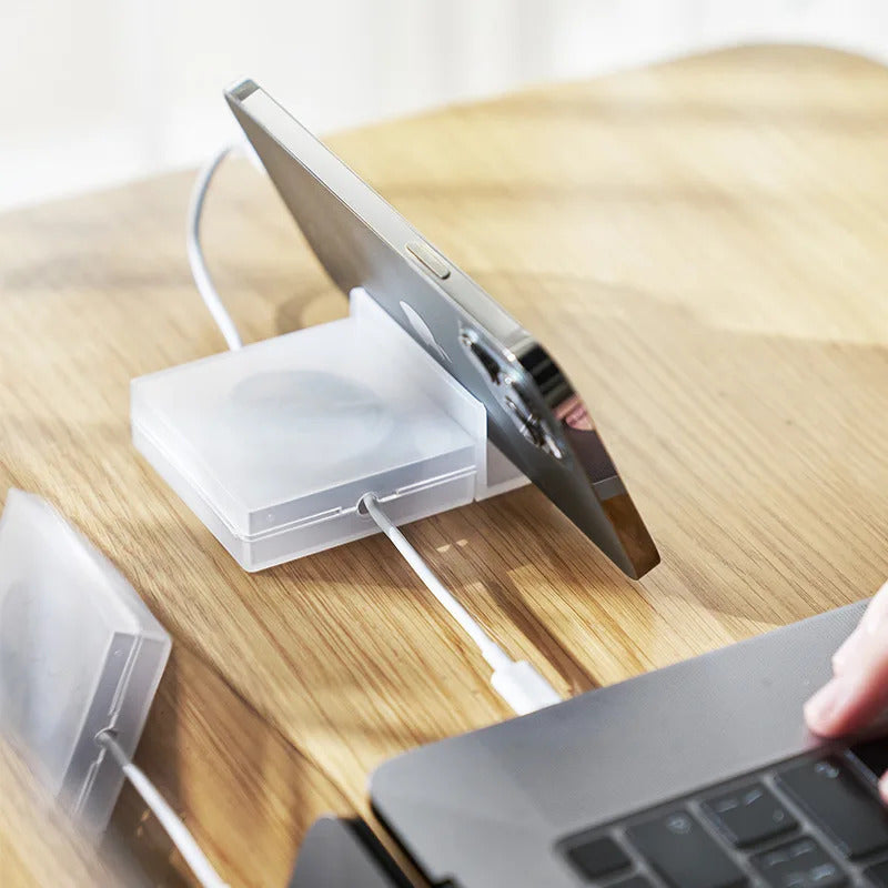 Organizer Charging Cable Storage Artifact Organizer Portable Rotating Storage Box Can Rack Cell Phone Simple Data Cable
