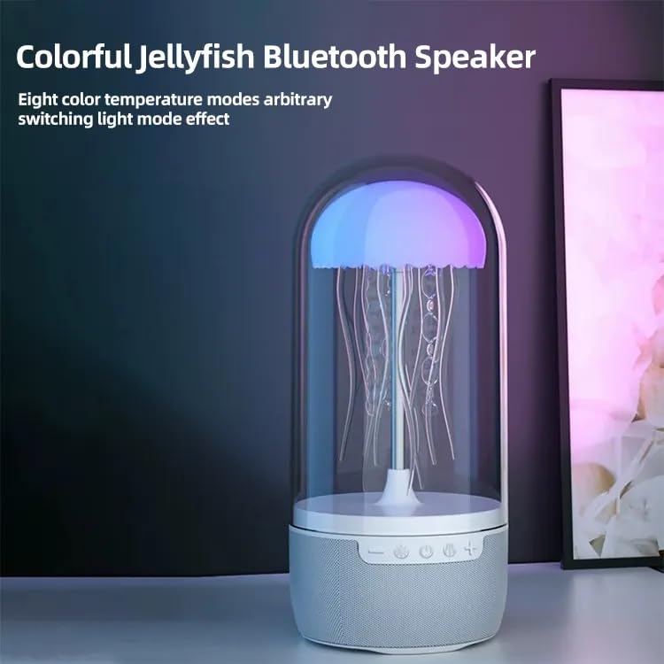 Colorful Jellyfish Lamp & Bluetooth Speaker