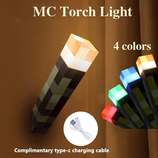 Brownstone Flashlight LED Night Light Bedroom Decorative Light Color Changing Bottle Weapon USB Charging with Buckle Kids Gifts
