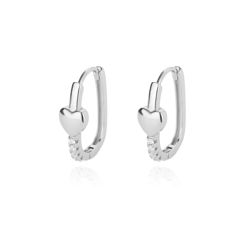 Goth Cubic Zircon Square Hoop Earrings for Women Gold Color Stainless Steel Earrings 2022 Trend Piercing Jewelry Gifts