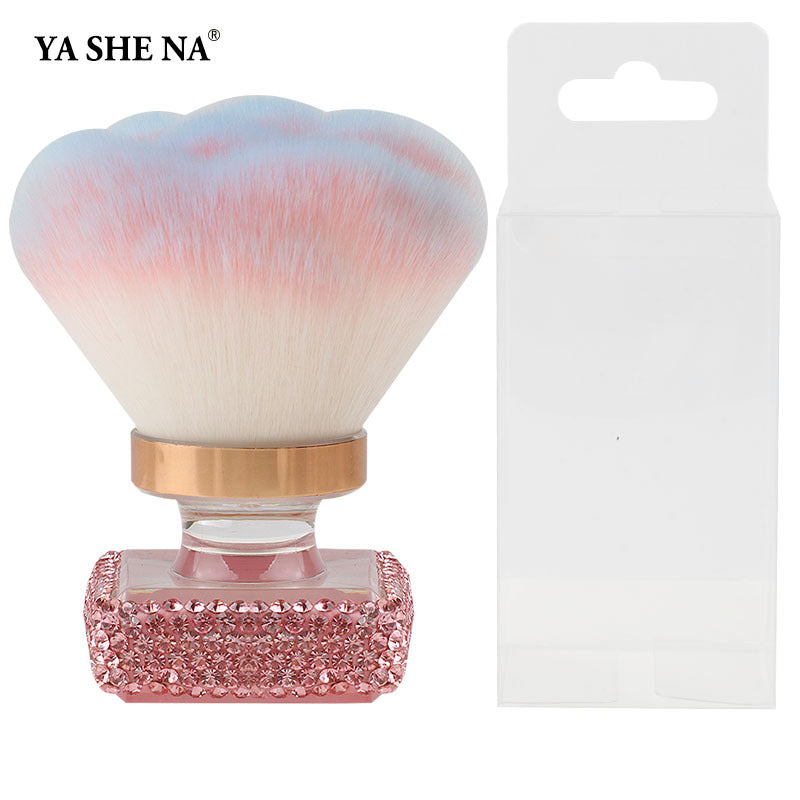 Yasna New Single Loose Powder Brush Foundation Brush Large Dust Brush Soft Bristle Brush Beauty Tool Makeup Brush