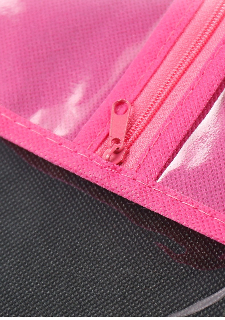 Cross-Border Foreign Trade Non-Woven Wig Storage Dustproof Cover Bag Transparent PVC Wig Hanging Display Storage Rack