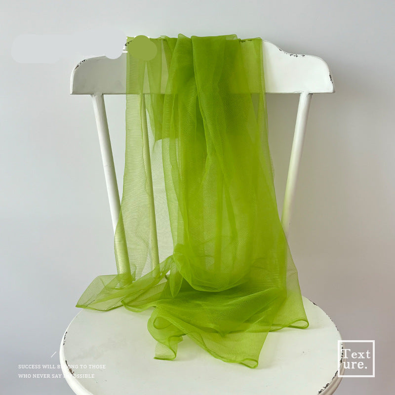 New Chinese Style Green Voile Kindergarten Environment Creation Ink Painting Ancient Style Classroom Ancient Style Scene Layout Background Wall Decoration