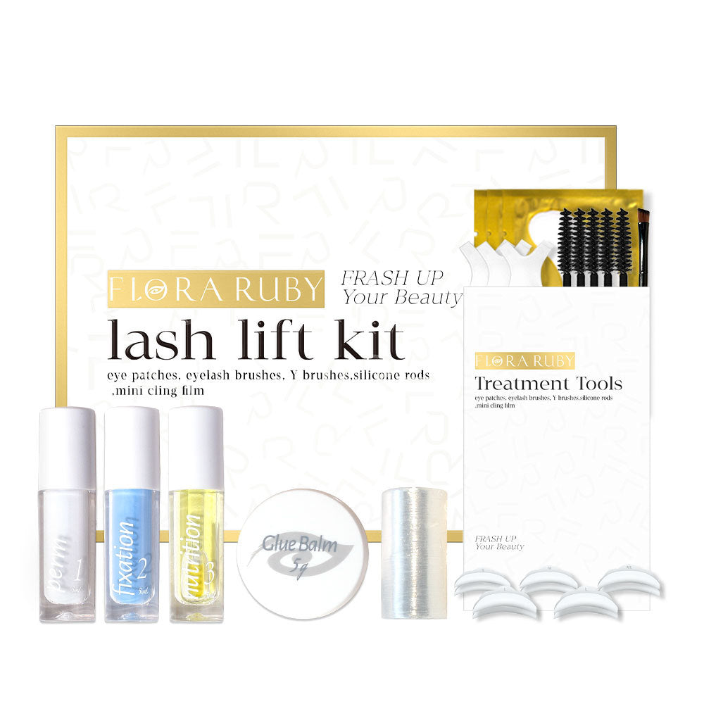 Cross-Border European and American Eyelash Curling Kit Keratin Lash Lift Barbie Long-Lasting Curling Eyelash Enhancing Beauty Tool Manufacturer