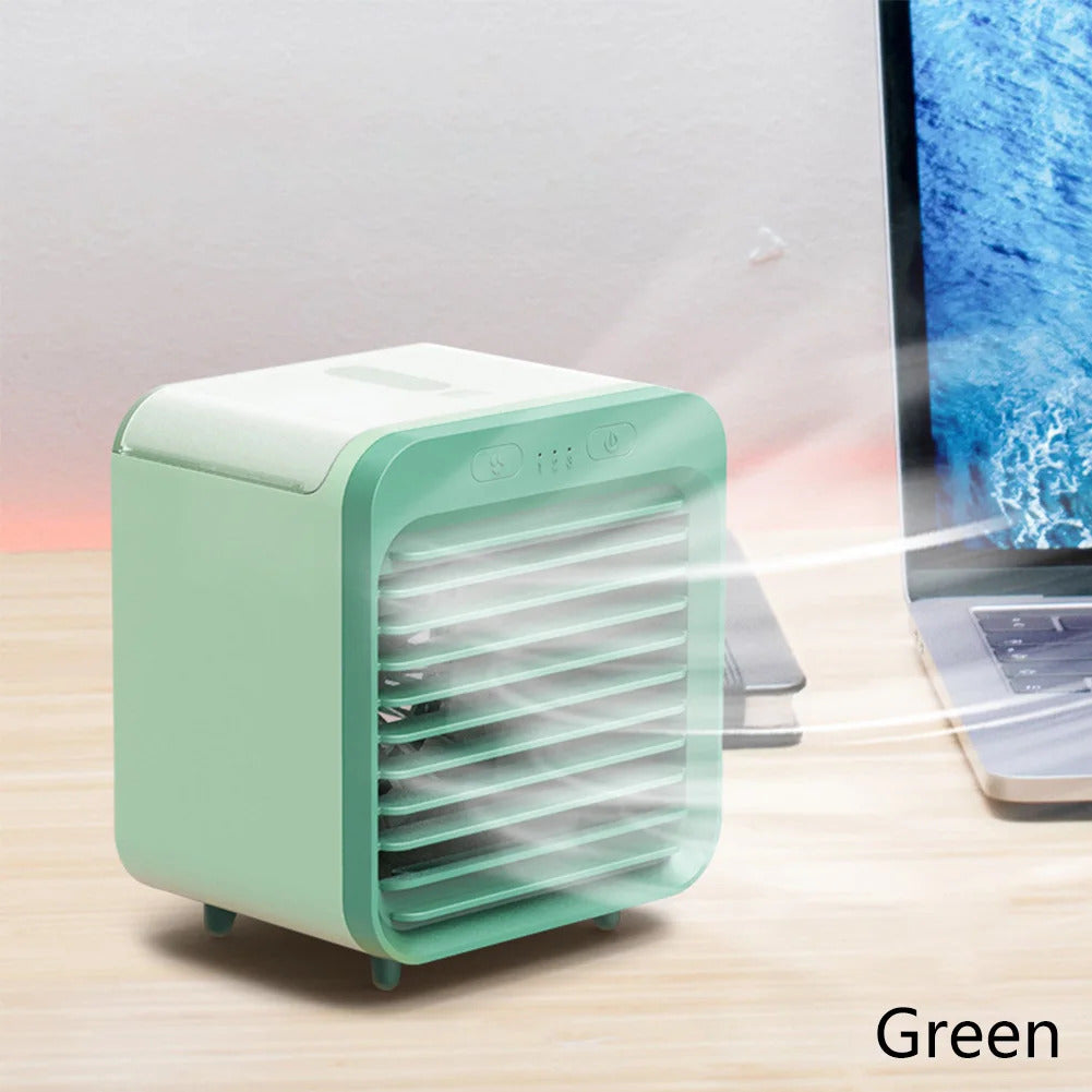 New USB Fan Mini 3 Gear Air Conditioner Cooler Fan Household Small Air Cooler Portable Humidifier for Home Office Desktop Fan