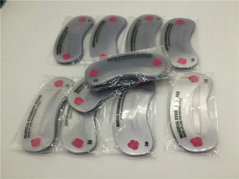 Cross-Border Hot Sale Novice Eyebrow Trimmer 24 Models Suit Eyebrow Stencil Eyebrow Stencil Beauty Tools Wholesale