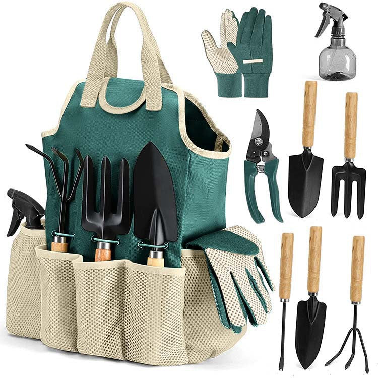 Amazon Gardening Tool Set Garden Tool Kit Scissors Gift 9-Piece Outdoor Garden Tool Set
