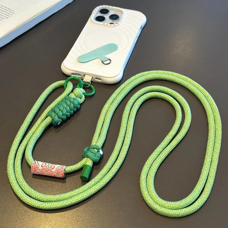 Retro Mobile Phone Straps Adjustable Long Crossbody Lanyard Neck Rope Band Shoulder Cord Anti Loss Rope Dual-purpose Hang Chain