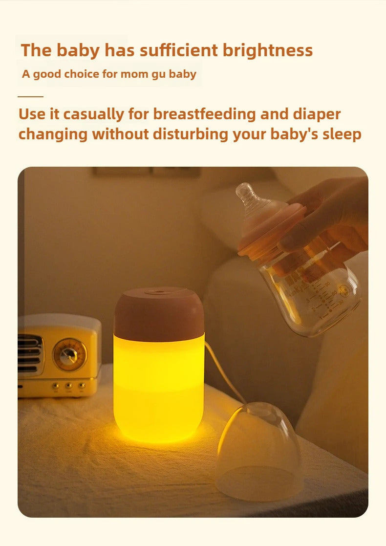 300ml Portable Air Humidifier Aroma Oil Humidificador for Home Car USB Cool Mist Sprayer with Colorful Soft Night Light Purifier