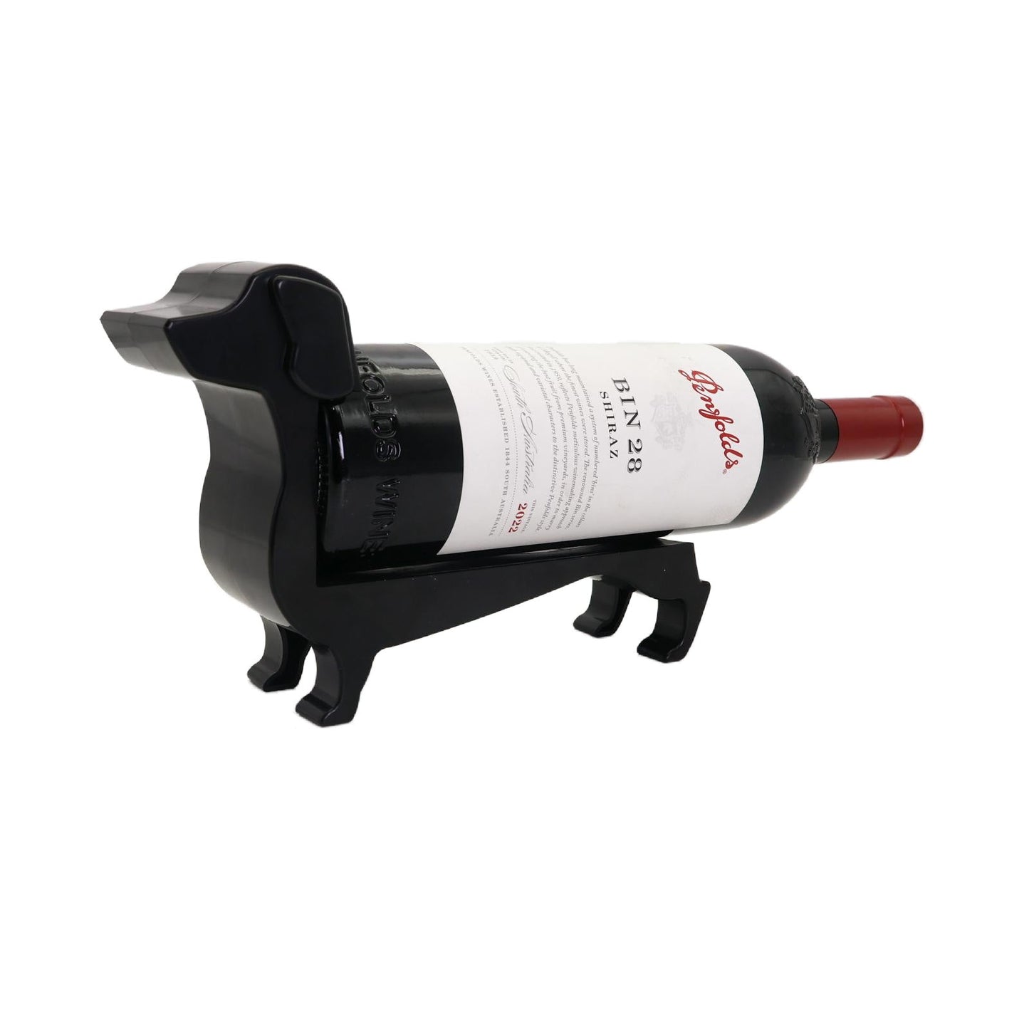 Cross-Border New Dog Wine Bottle Holder Sausage Dog Red Bottle Shelf Wine Bottle Support Tray Decoration Shelf