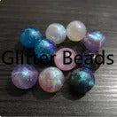Newest  20mm 100pcs/bag Resin Rhinestone Glow In Dark Beads For Fashion Chunky Jewelry/Necklace