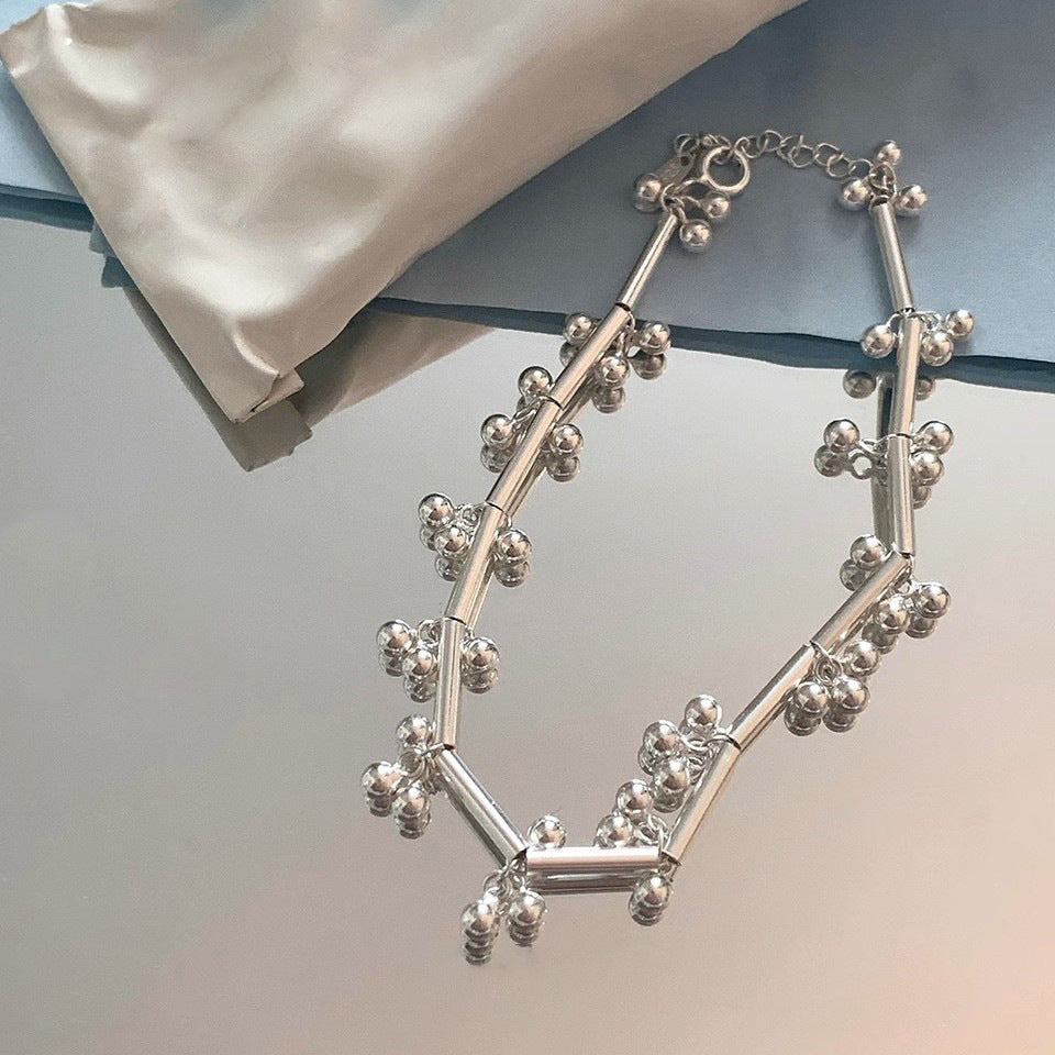 Small Grape Ball Beaded Bracelet for Women, Niche Personality Versatile Simple Bracelet Jewelry