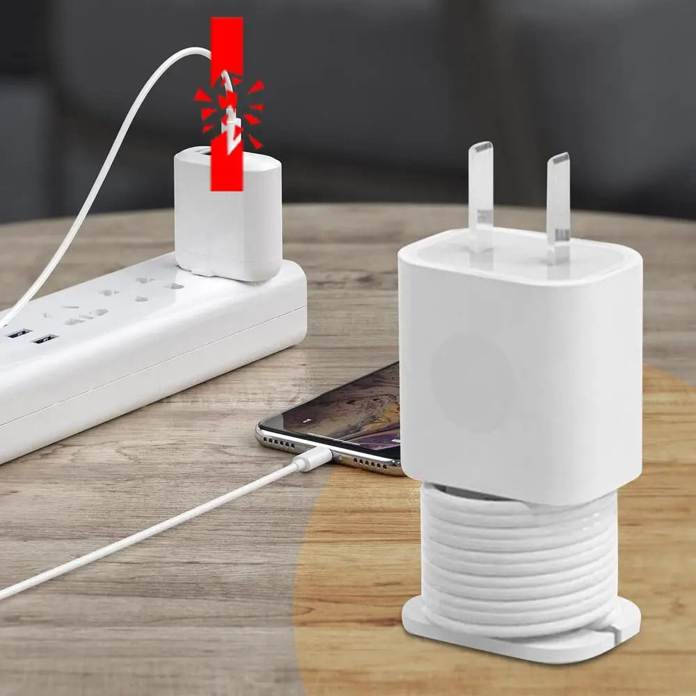 2 In 1 Silicone Cable Winder Charger Protector Cover Wire Organizer Anti-Break Data Cable Storage Case Waterproof Accessories