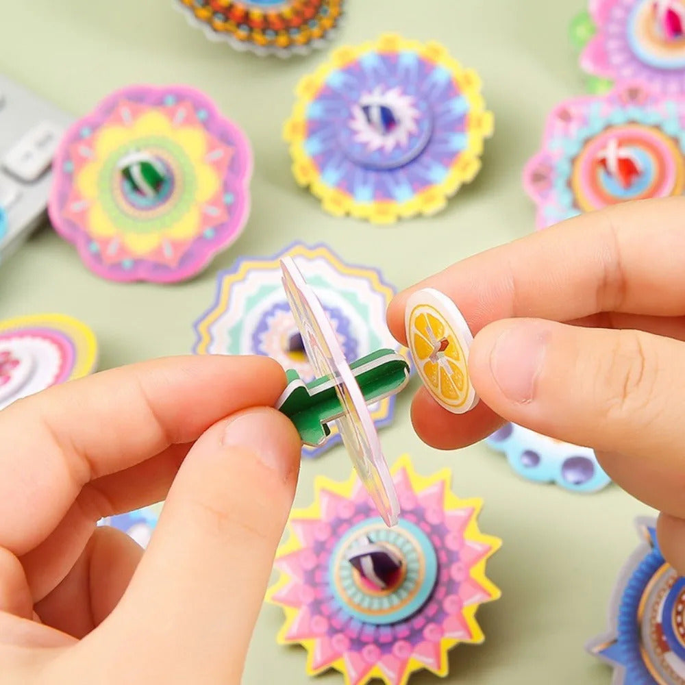 30pcs New Paper Jigsaw Puzzles 3D Early Education Puzzle Model Handmade Children's Toys Assembly Model Kids