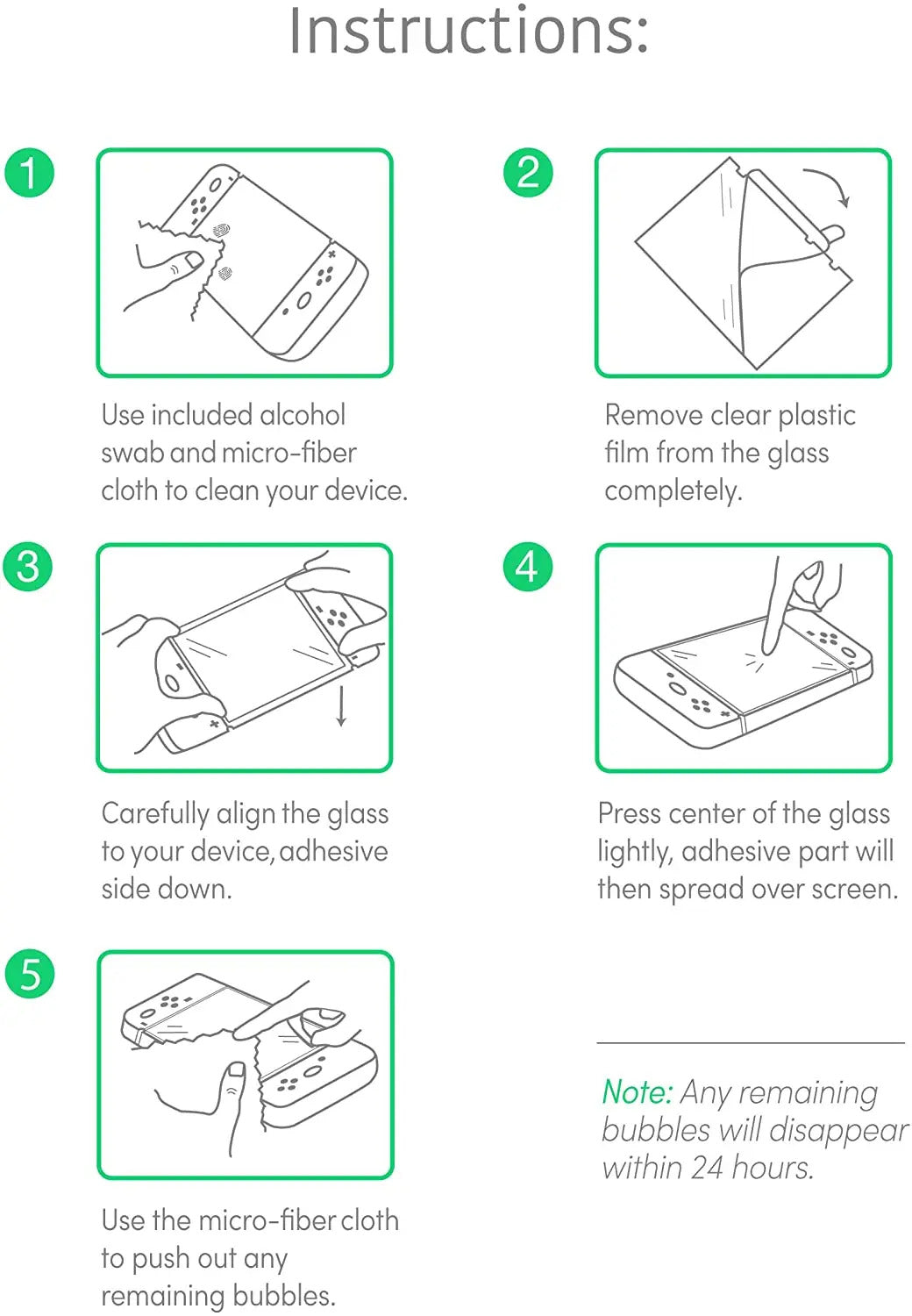 1/2/3PCS Protective Glass For Nintend Switch Tempered Glass Screen Protector for Nintendos Switch Oled Lite NS Accessories Film