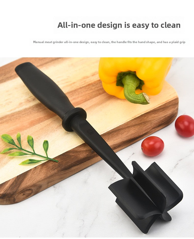 Nylon Meat Chopping Blender Vegetable Cracker Manual Meat Grinder Hand-Held Meat Grinding Vegeatbles Slicer Meat Grinder