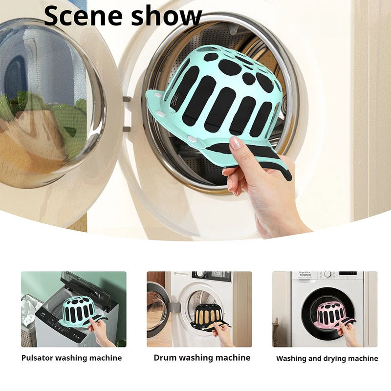 Hat Washer Cage Baseball Cap Washer Frame Baseball Hat Cleaning Protector Cap Washing Frame Hat Washing Holder for Curved Hats