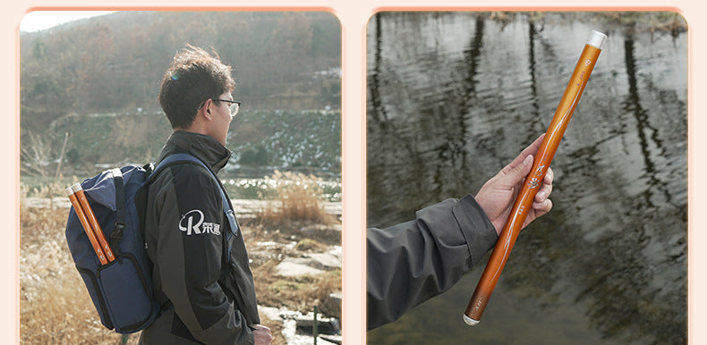 Rongyu Ultra-Light Short Section Stream Rod Fishing Rod Pole Rod 28 Adjustable Fishing Rod Carp Rod Micro Object Taiwan Fishing Rod One Piece Wholesale