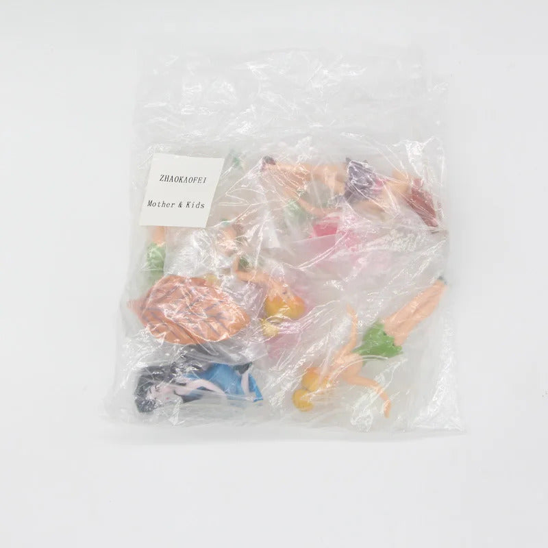 6pcs/set Anime Tinkerbell Fairy Tales Girls Tinker Bell PVC Action Figures Toys