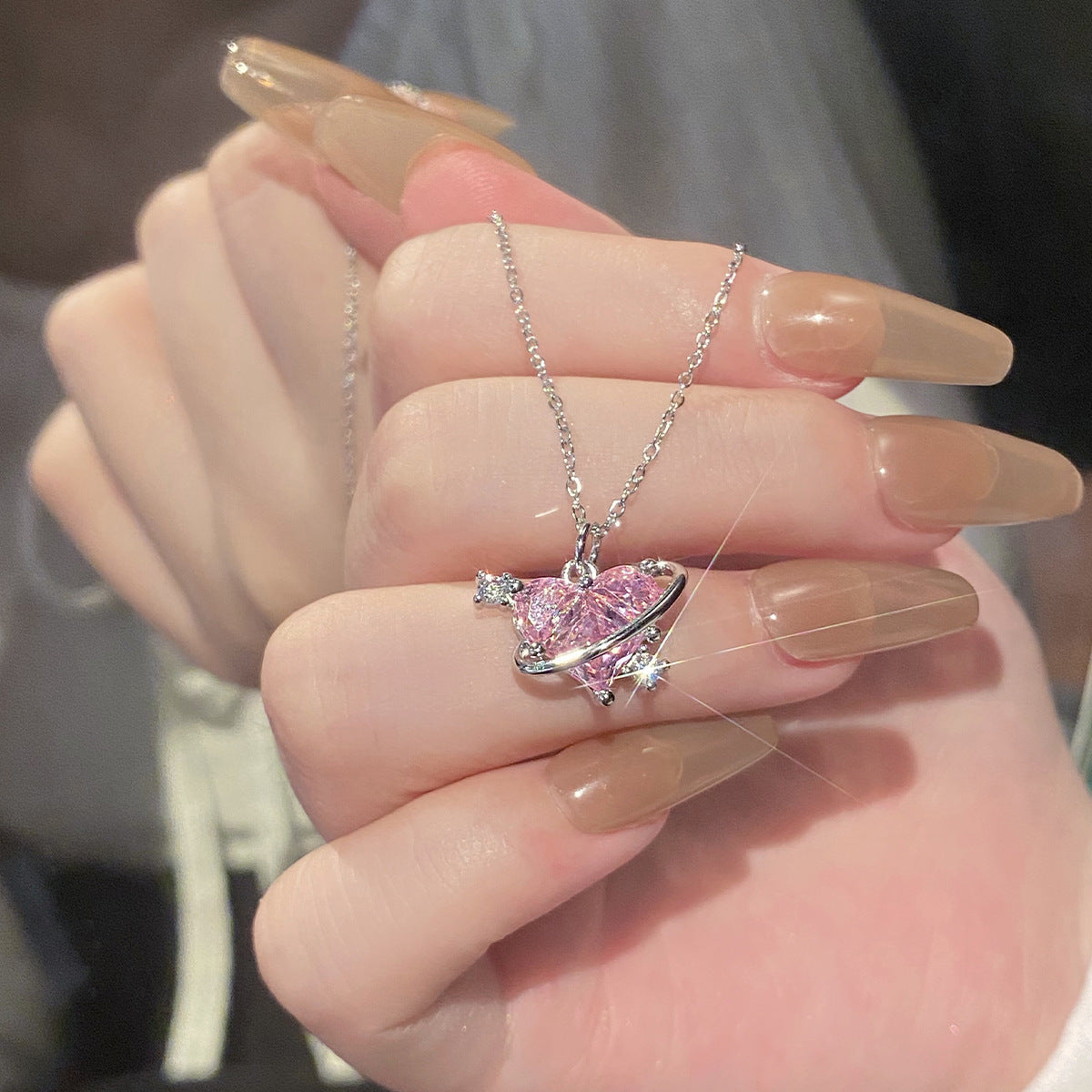 Liluo New S925 Sterling Silver Pearl Necklace Accessories for Women, Non-Fading, High-End Feel, Versatile Spring and Summer Clavicle Chain Wholesale