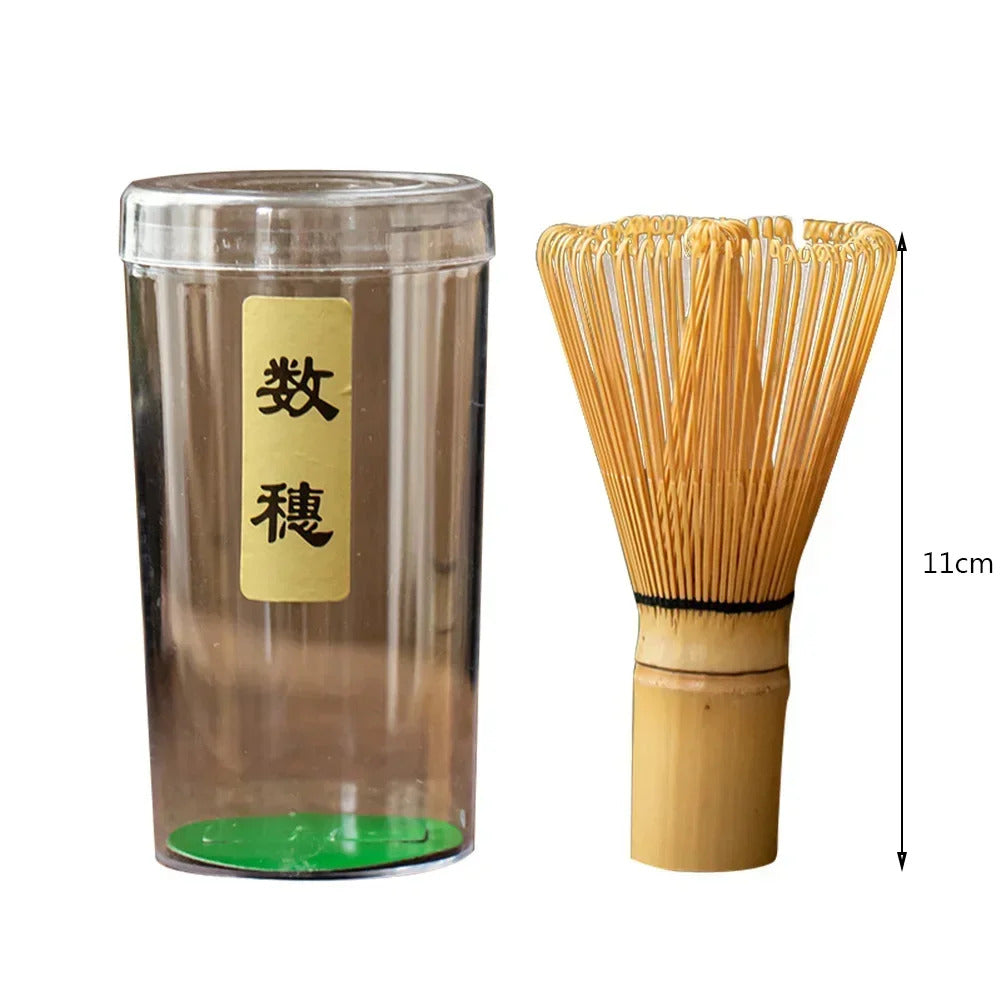 Japanese Bamboo Matcha Green Tea Beater Powder Whisk Matcha Whisk Bamboo Tea Stick Matcha Brush Teaware Tool Kitchen Accessories
