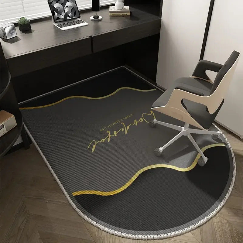 Luxury Computer Chair Mat Study Tables Floor Carpet Non-slip Modern Rugs for Bedroom Home Decoration Hall Doorway Mats alfombras