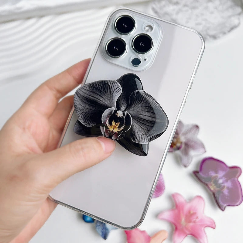 New Orchid Phone Stand Phalaenopsis Socket Grip Network Hot Talent Recommendation Foldable Cymbidium Phone Bracket For IPhone 16