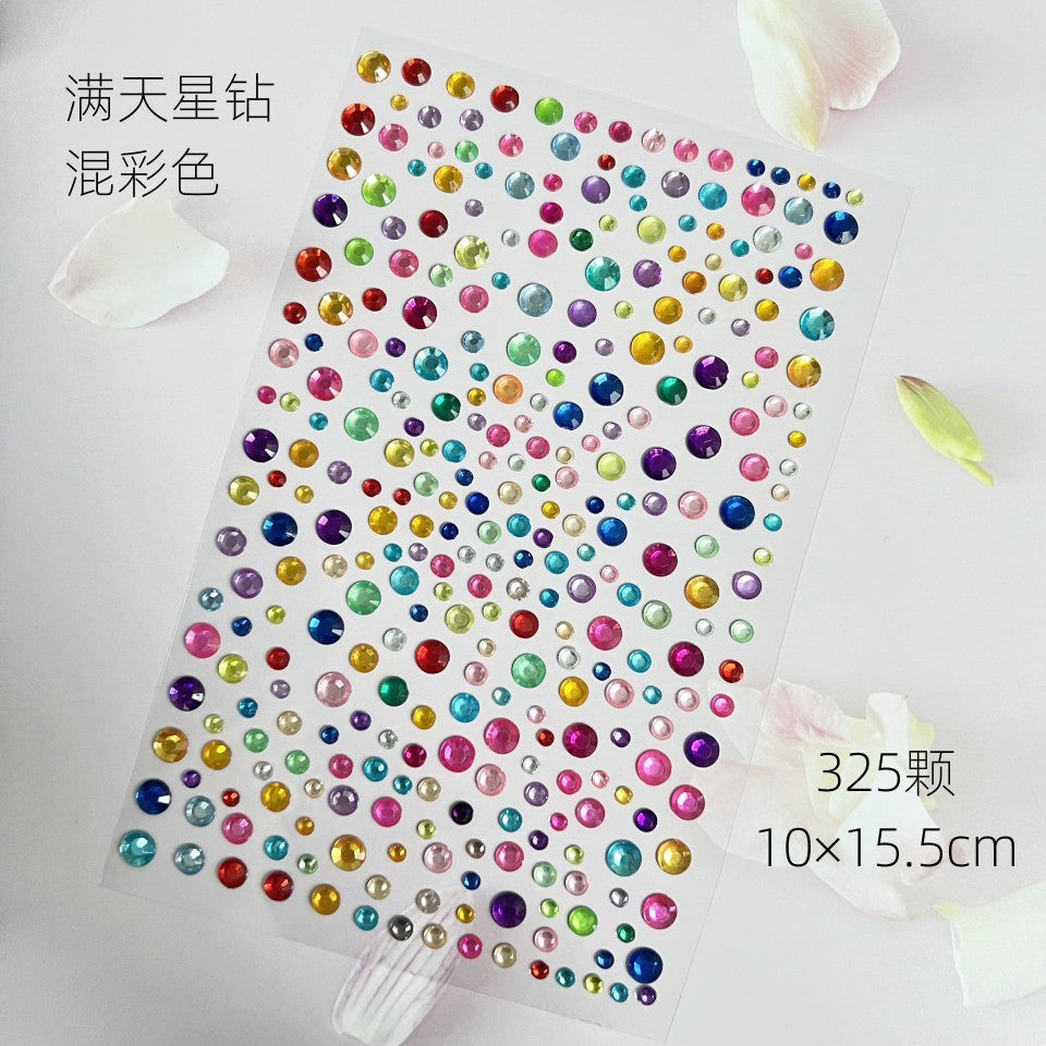 Glitter Gradient Butterfly Wing Tattoo Eye Corner Face Stickers Children's Eye Makeup DIY Stickers Fish Scale Performance Catwalk