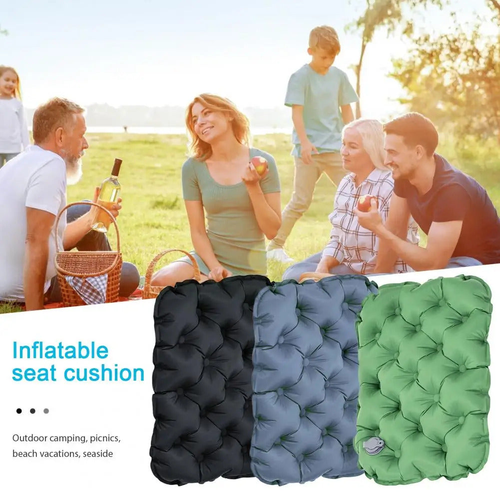 Air Cushion Premium Seat Cushion Waterproof Wear-resistant Comfort for Airplane Car Seats Quick Inflate/deflate Ultimate Air