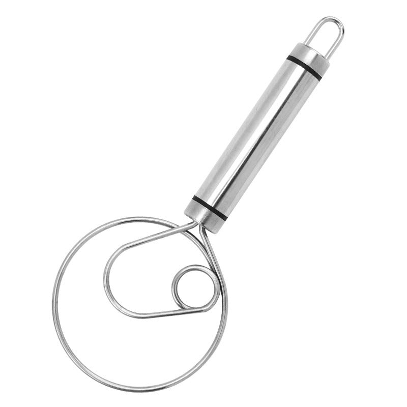 Stainless steel flour beater single eye coil flour mixer connection and flour dough mixing tool