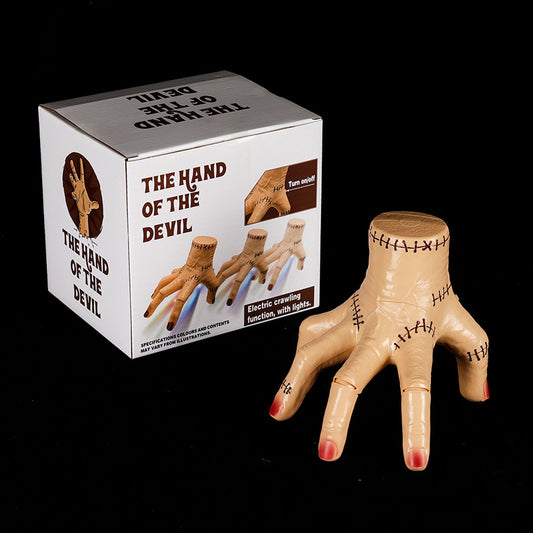 Adam's Dark Lolita Wednesday Toy Crawling Severed Hand Prank Light Music Ghost Hand Halloween Toy