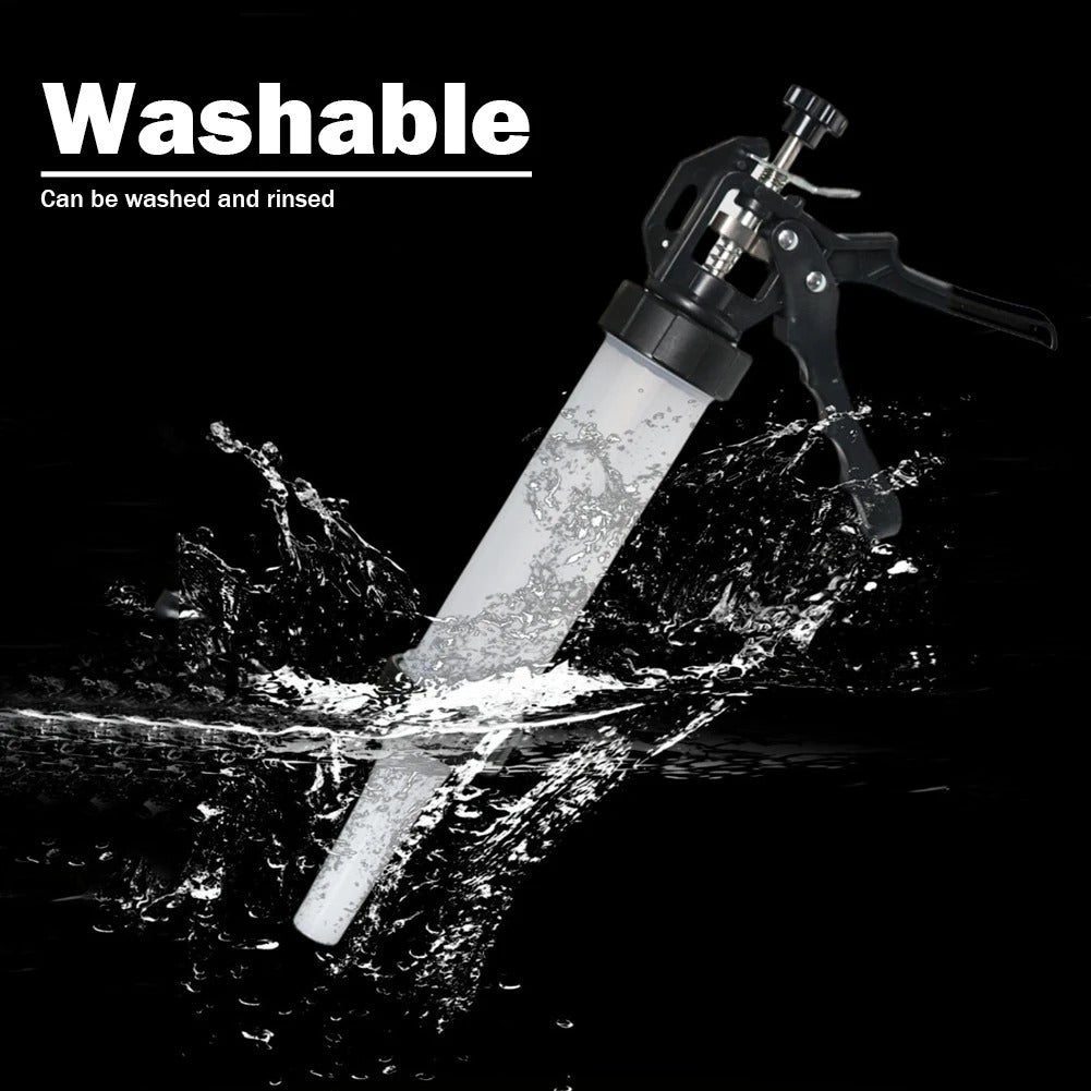 Stainless Steel Small Sausage Tool Fast Sausage Filling 1.5lbs with 5 Nozzles BBQ Kitchen Tool for Household Use Or Commercial