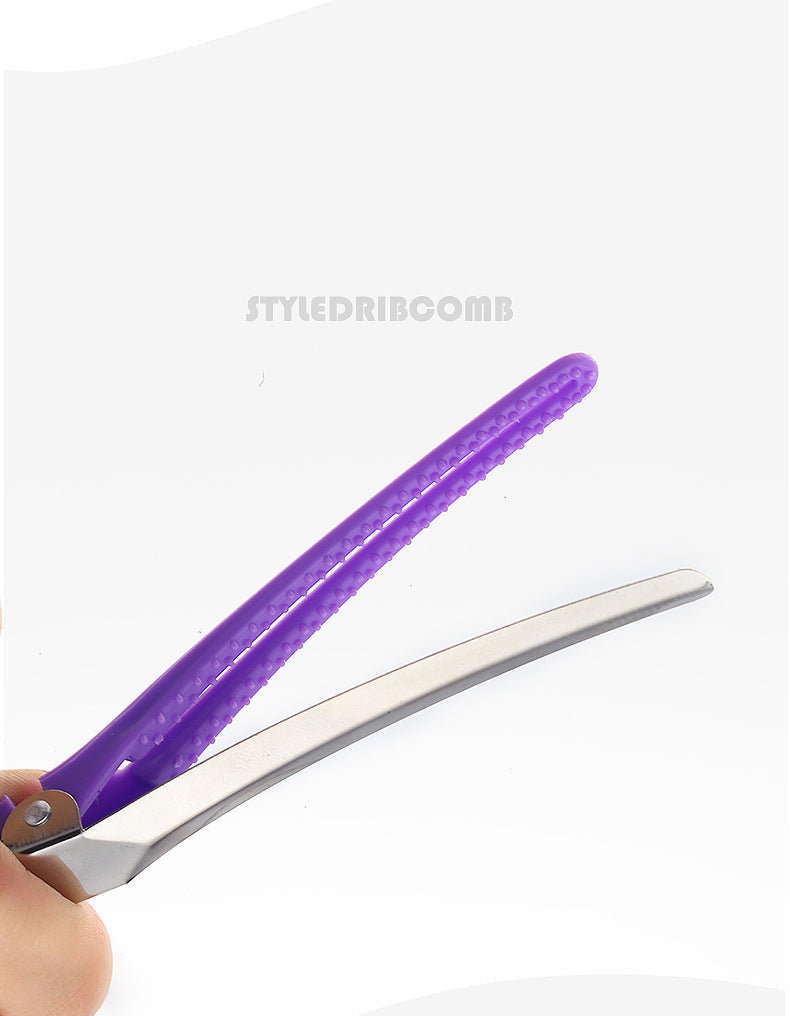 Hair Salon Haircut Hairdressing Clips Perm Dyeing Plastic Makeup No Trace Clips Bangs Positioning Sectioning Clips Duckbill Clips Large
