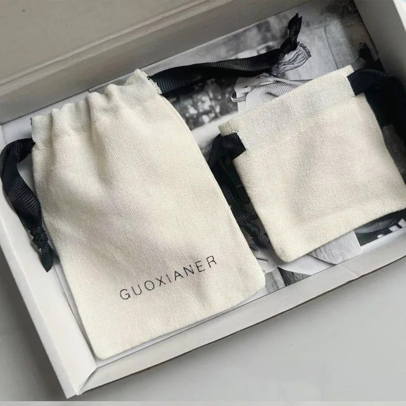 Jewelry Cotton Pouch 5x7cm 7x9cm 11x14cm Perfume Candle Packaging Dust Sack Eyelashes Makeup Drawstring Gift Bags