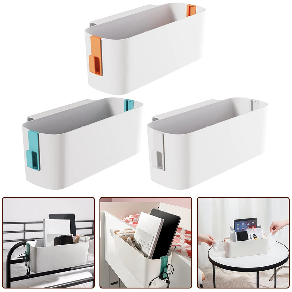 Hanging Storage Box for Bedside Sturdy PP Plastic Ready to Hang Convenient Organizer Ample Space for Essentials