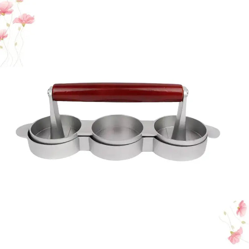 Hamburger Press Mold Meat Maker Smash Patty Shaper Mini Molds Non Stick Coating Durable Aluminum Alloy Kitchen Bar Tool