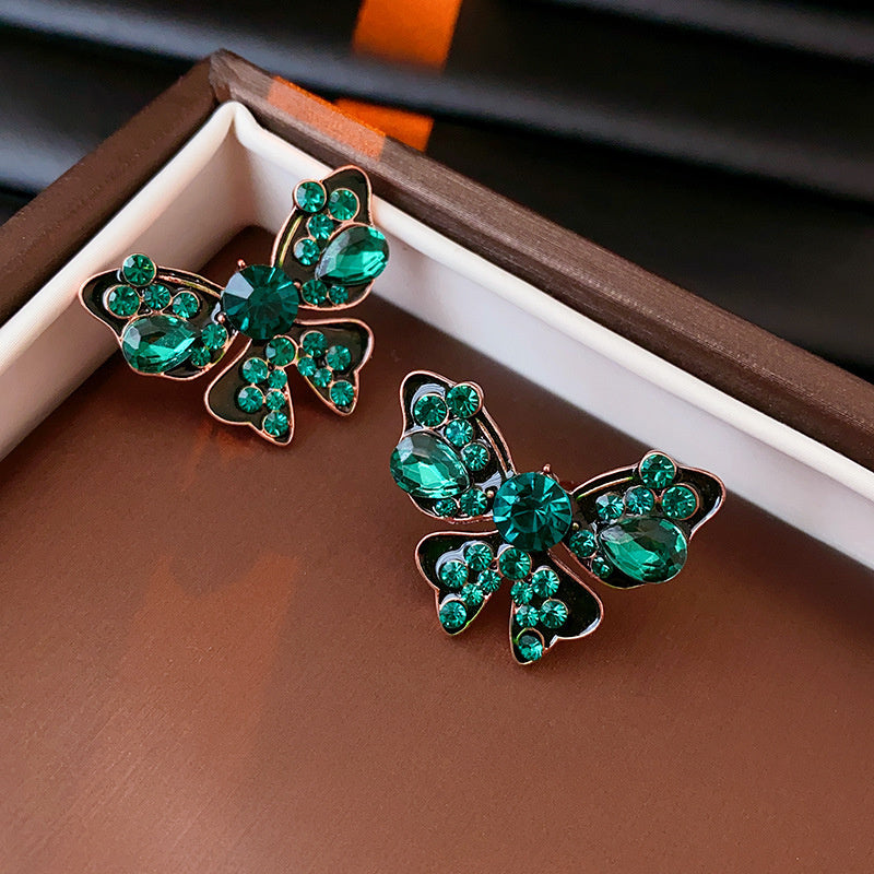 Vintage Earrings Fashion Versatile Ear Jewelry Niche Light Luxury High-end Accessories