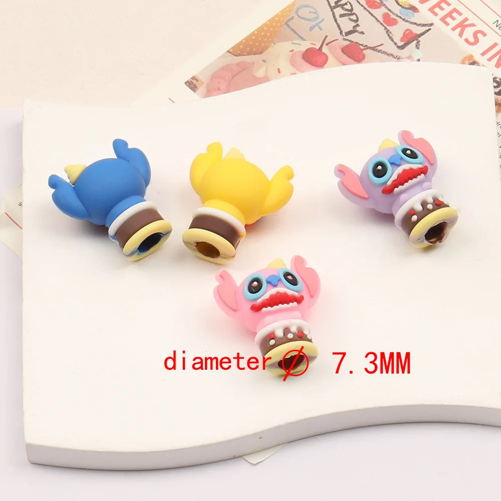 Cordial Design 100Pcs 28*31MM Cartoon Beaded Pens Decorate Making/DIY Silicone Topper/Jewelry Accessories/Hand Made #17263